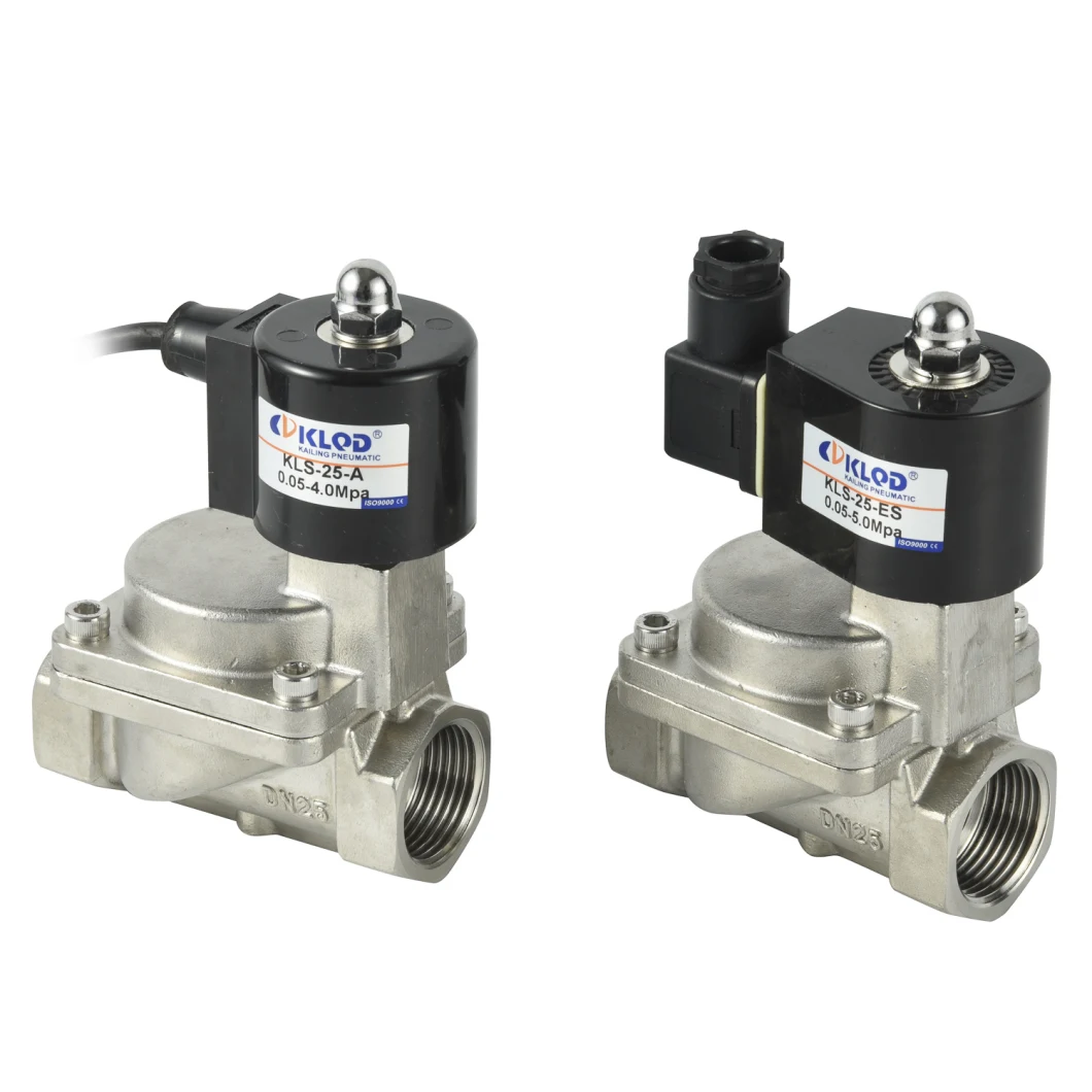 Kls Series 2/2 Way Stainless Steel High Temperature Solenoid Valve